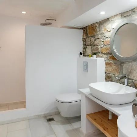 بيت للعطل Blue View House 2 - Ysternia Bay - 2br Seafront Tínos