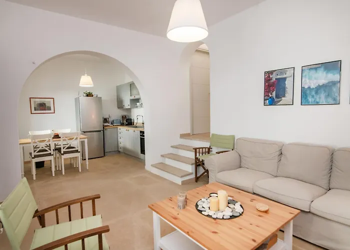 Blue View House 2 - Ysternia Bay - 2br Seafront Ferienhaus