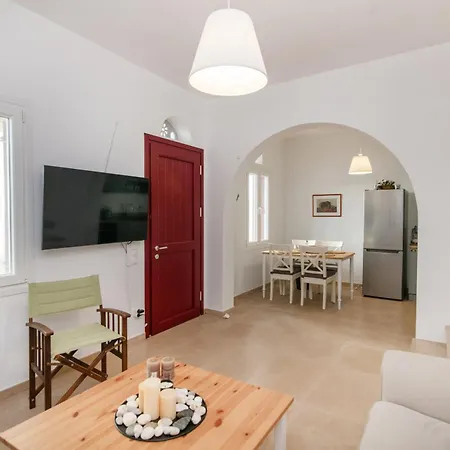 Ferienhaus Blue View House 2 - Ysternia Bay - 2br Seafront Tínos